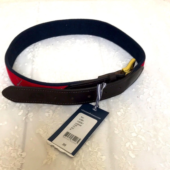 Vineyard Vines Lacrosse Belt Size 30 - Picture 1 of 7